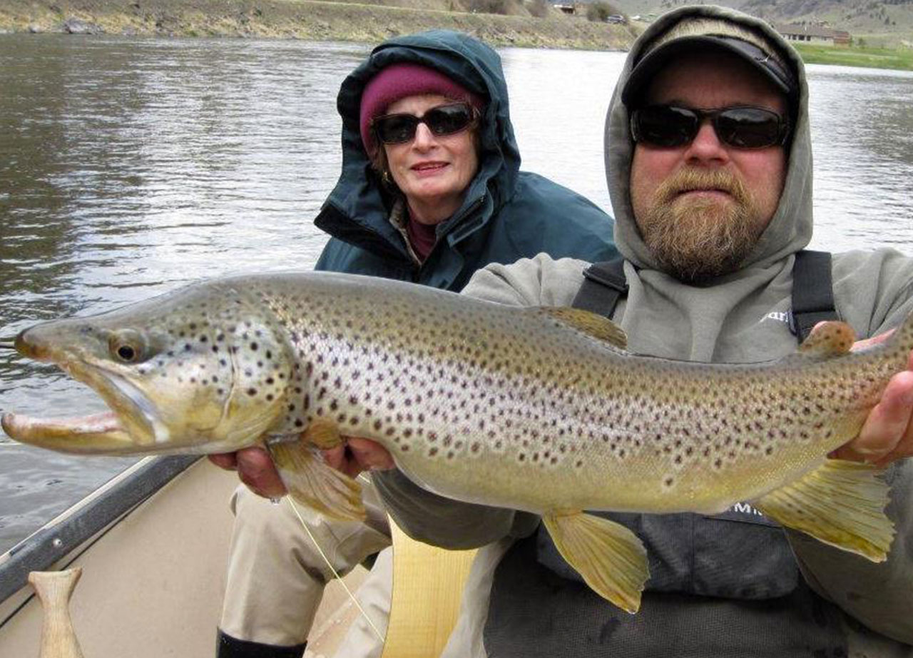 Evening light across a Montana valley river