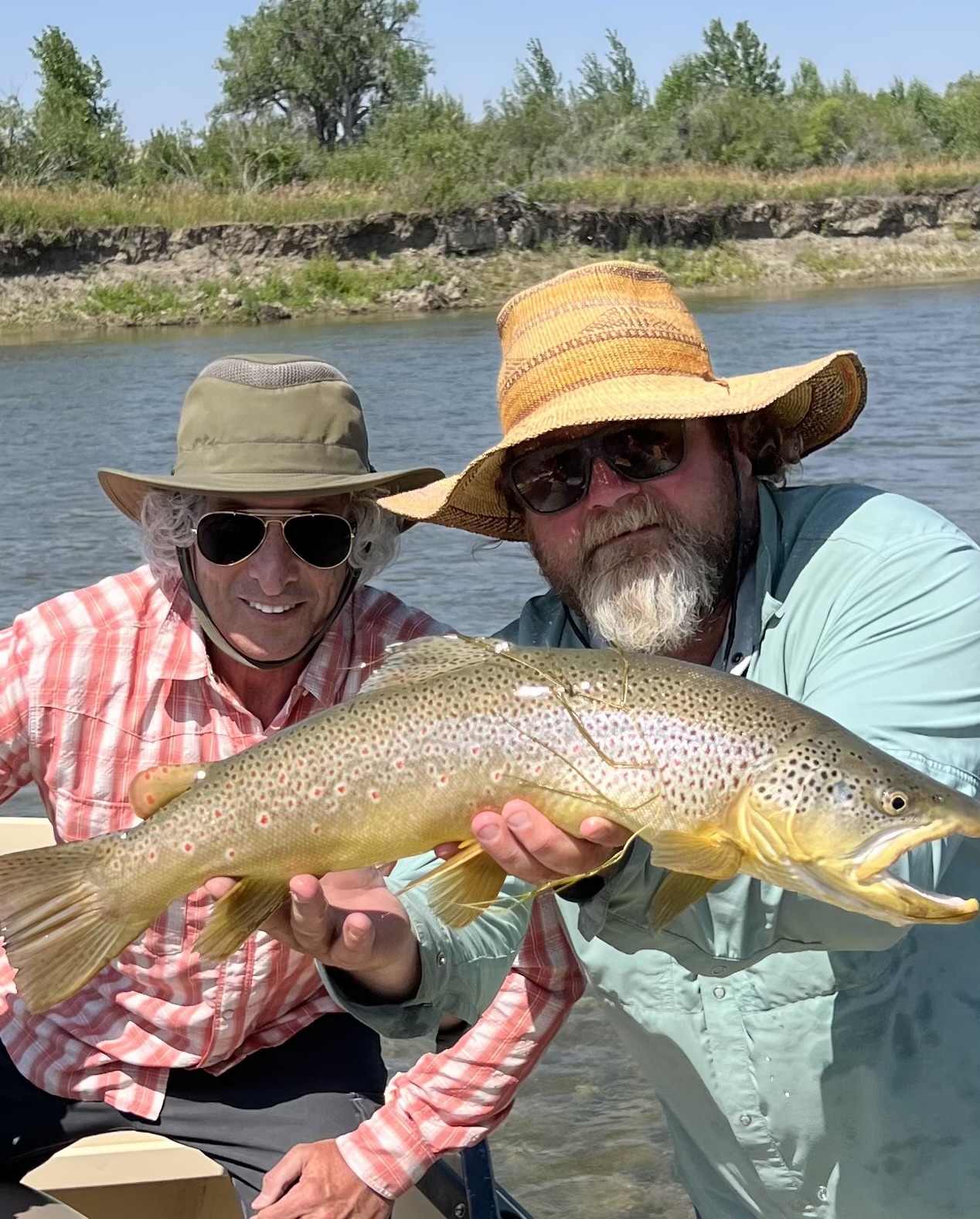 Clark Fork River in fall color near Missoula
